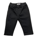 TRUSSARDI pantalone tinta unita con elastico in vita Nero per Neonato TIA25076 NERO TRUSSARDI 