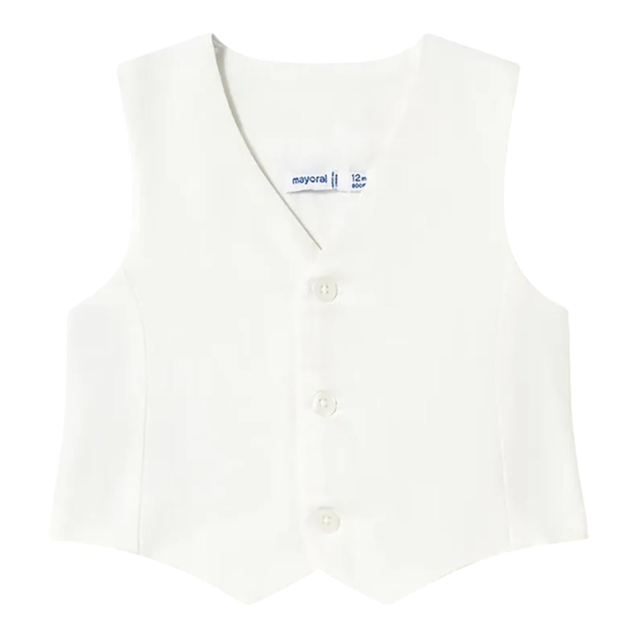 Mayoral Gilet tinta unita Panna per Bambino 1303JX PANNA MAYORAL 