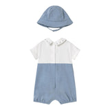 Mayoral Completo 2 Pezzi Pagliaccetto-Cappello per Neonato 1605 BLU MAYORAL 