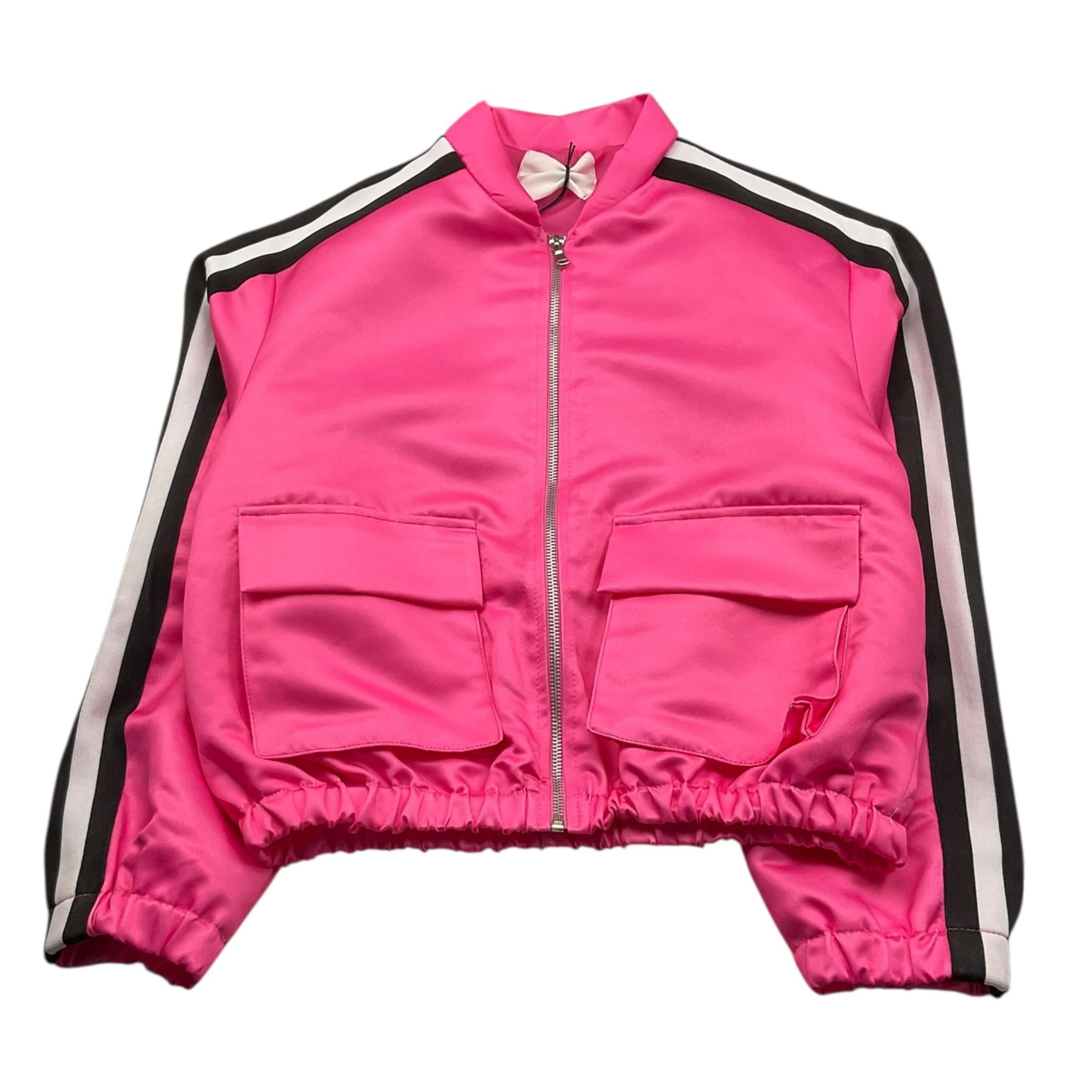 So Twee By Miss Grant giubbino tinta Unita con Zip per Bambina ST0036 FUXIA SO TWEE BY MISS GRANT 