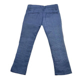 Never Too Blue – Einfarbige Hose mit verstellbarer Taille für Jungen