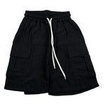 Never Too Bermuda tinta unita con Elastico In Vita Nero per Bambino NT2323R NERO NEVER TOO 