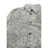 Lalalu' Camicia Manica Lunga tinta unita con Stampa Beige per Neonato CML130PBX BEIGE LALALU' 
