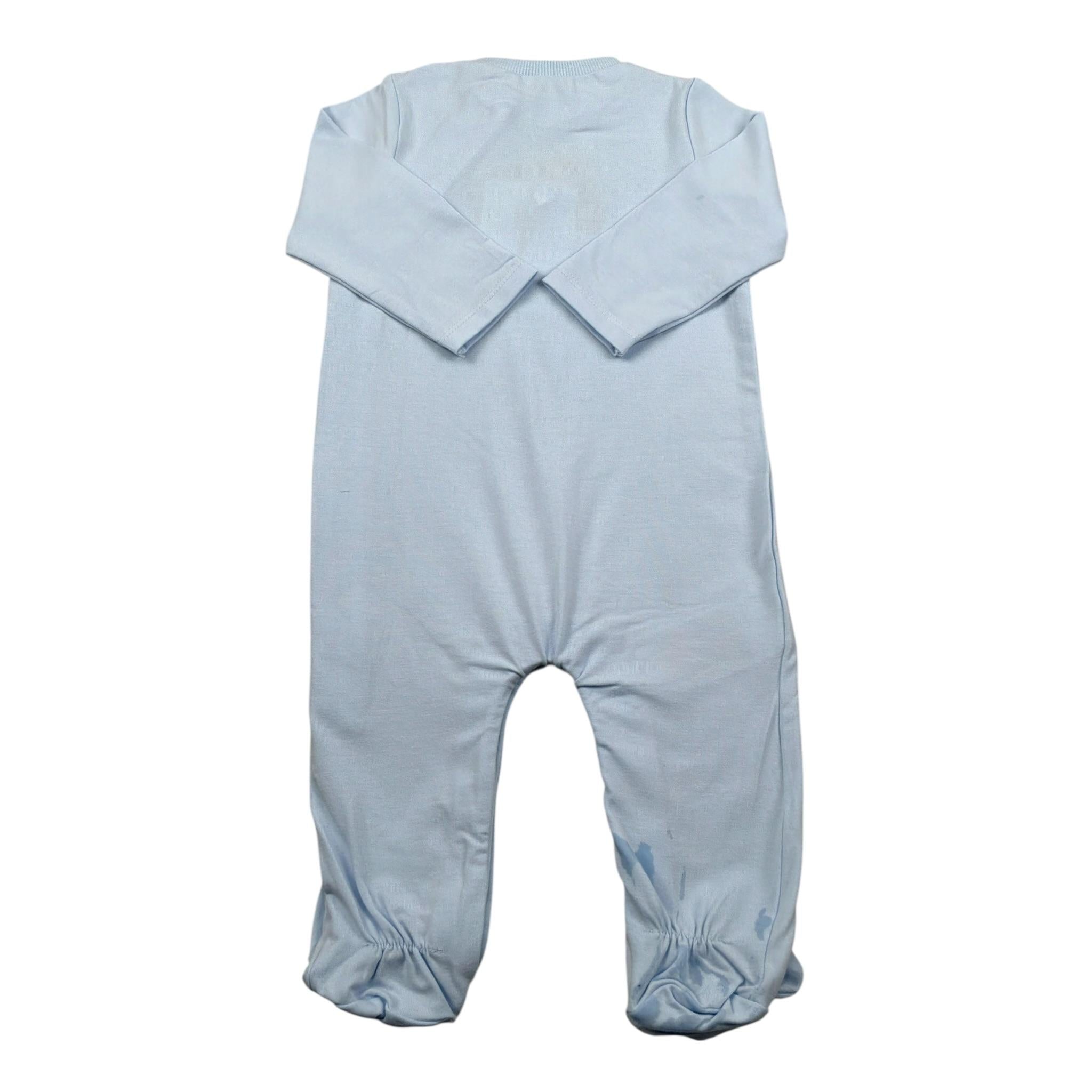 Mayoral Tutina Manica Lunga tinta unita con Stampe Azzurro per Neonato 1709 AZZURRO MAYORAL 