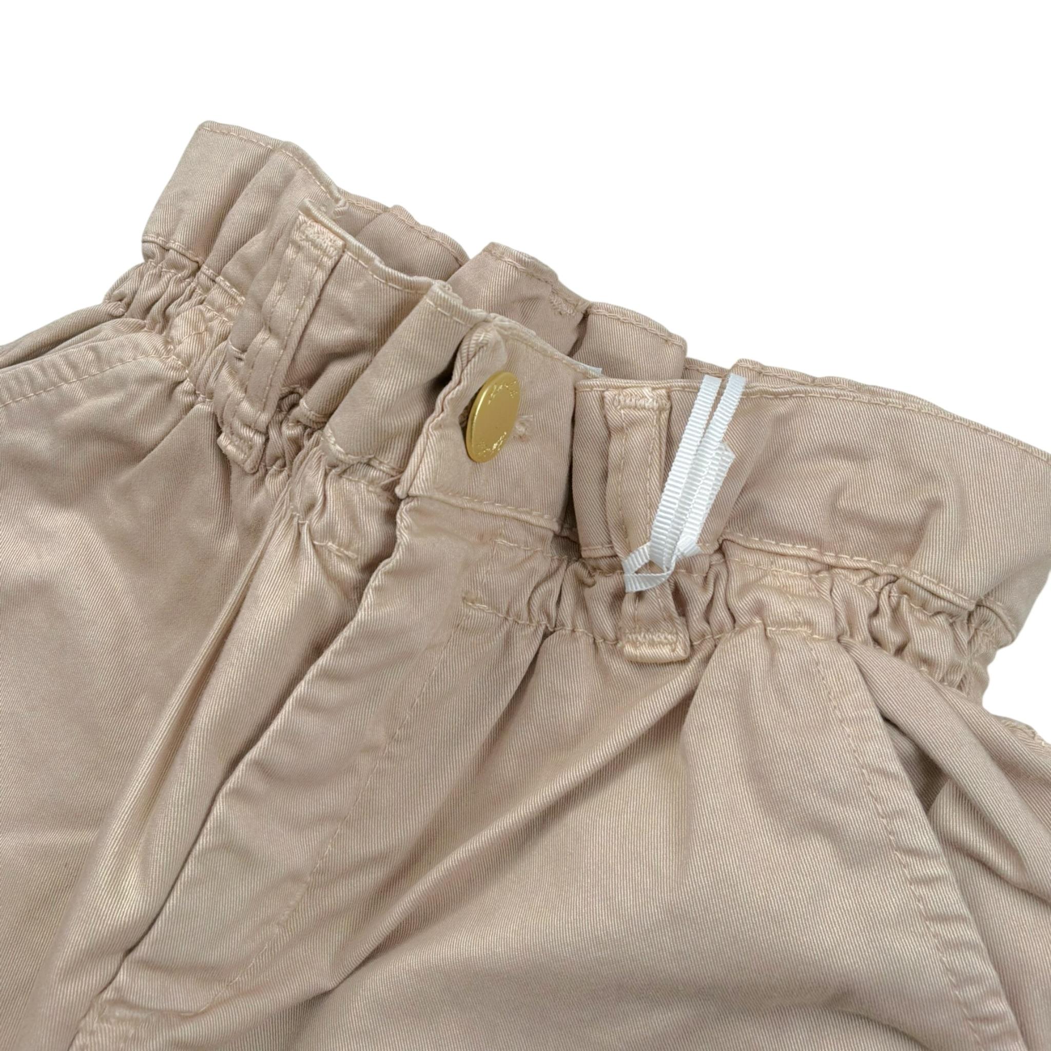 Lu Lu By Miss Grant Short tinta unita con Elastico In Vita Beige per Bambina LL1822 BEIGE LU LU BY MISS GRANT 