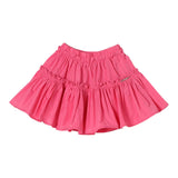 Twinset Ginna Einfarbig mit elastischer Taille und fuchsiafarbenen Rüschen für Neugeborene