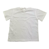 Babe & Tess T-Shirt Girocollo Tinta Unita con Stampa per Neonata 21518140N BIANCO BABE & TESS 