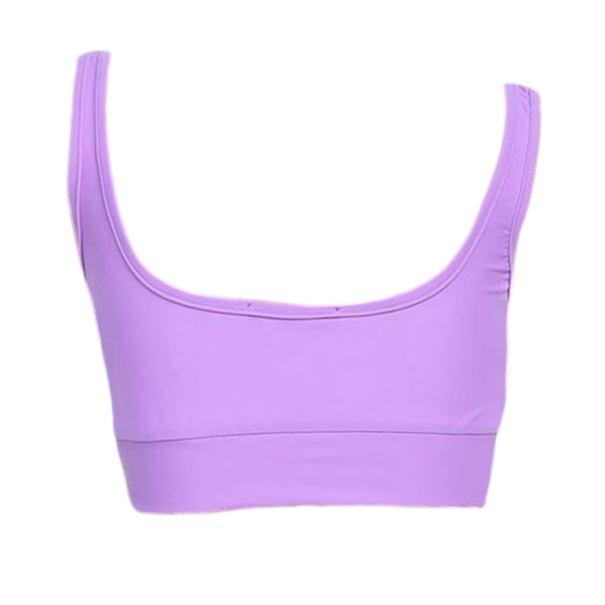 Hinnominate Top Giromanica tinta unita con Logo Lilla per Bambina 3646M0111 LILLA HINNOMINATE 