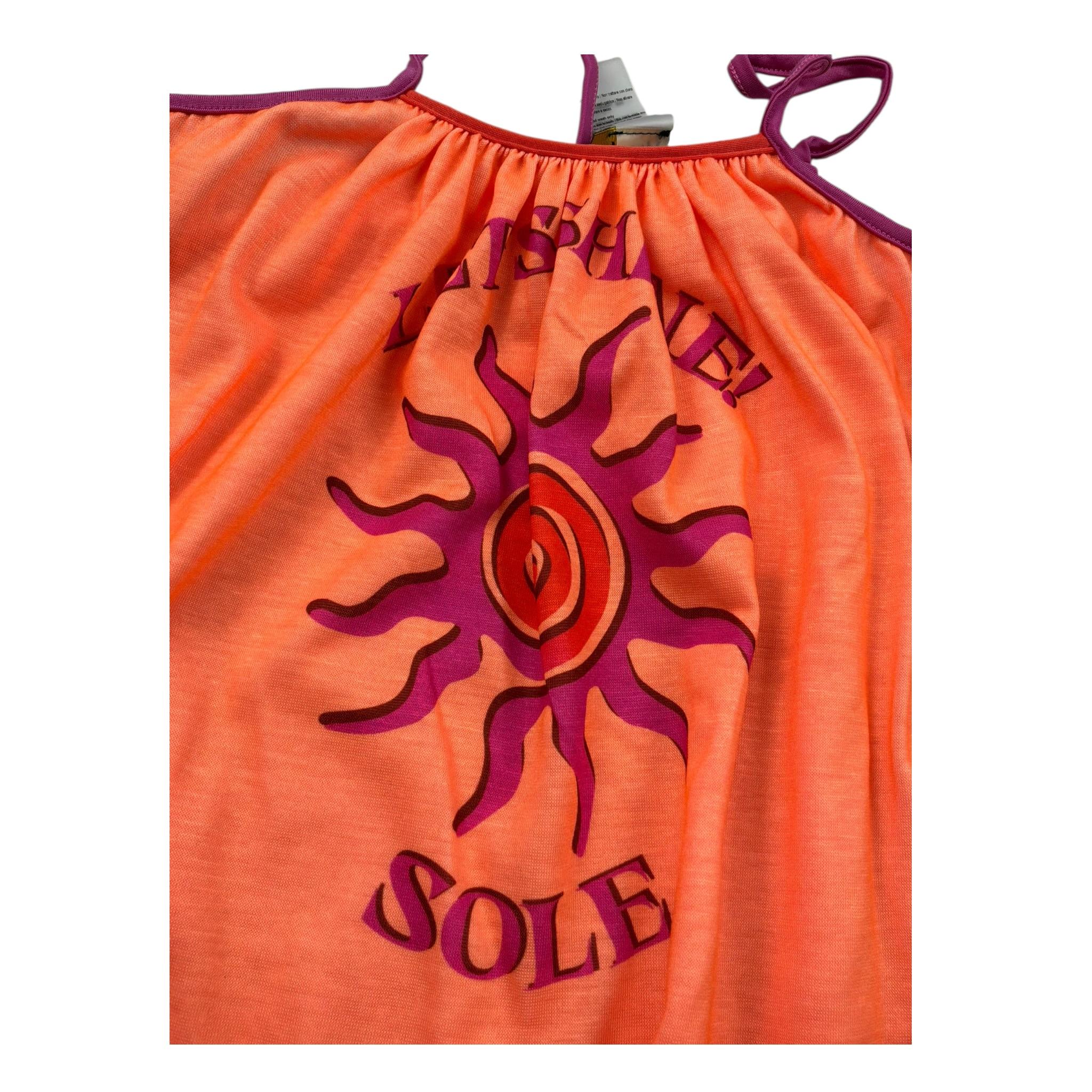 F**K Canotta Tinta Unita A Bretelline  per Bambina FJ25G5F03TTX40 ARANCIONE F**K 