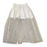 A' La Page PantaloneTinta Unita In Tulle con Pois per Bambina PAPAVERO BIANCO A' LA PAGE 