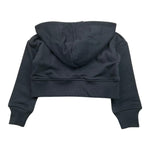 JOHN RICHMOND felpa tinta unita con zip e cappuccio Nero per Neonata RGA24045FEN NERO JOHN RICHMOND 