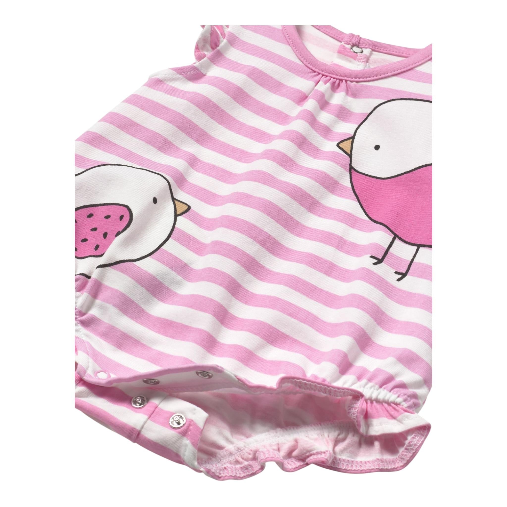 Mayoral Pagliaccetto Fantasia A Righe per Neonata PGLMM BIANCO/ROSA MAYORAL 