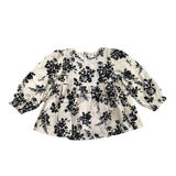 ZHOE & TOBIAH camicia tinta unita con stampa fiori Beige per Neonata VFL3N BEIGE ZHOE & TOBIAH 