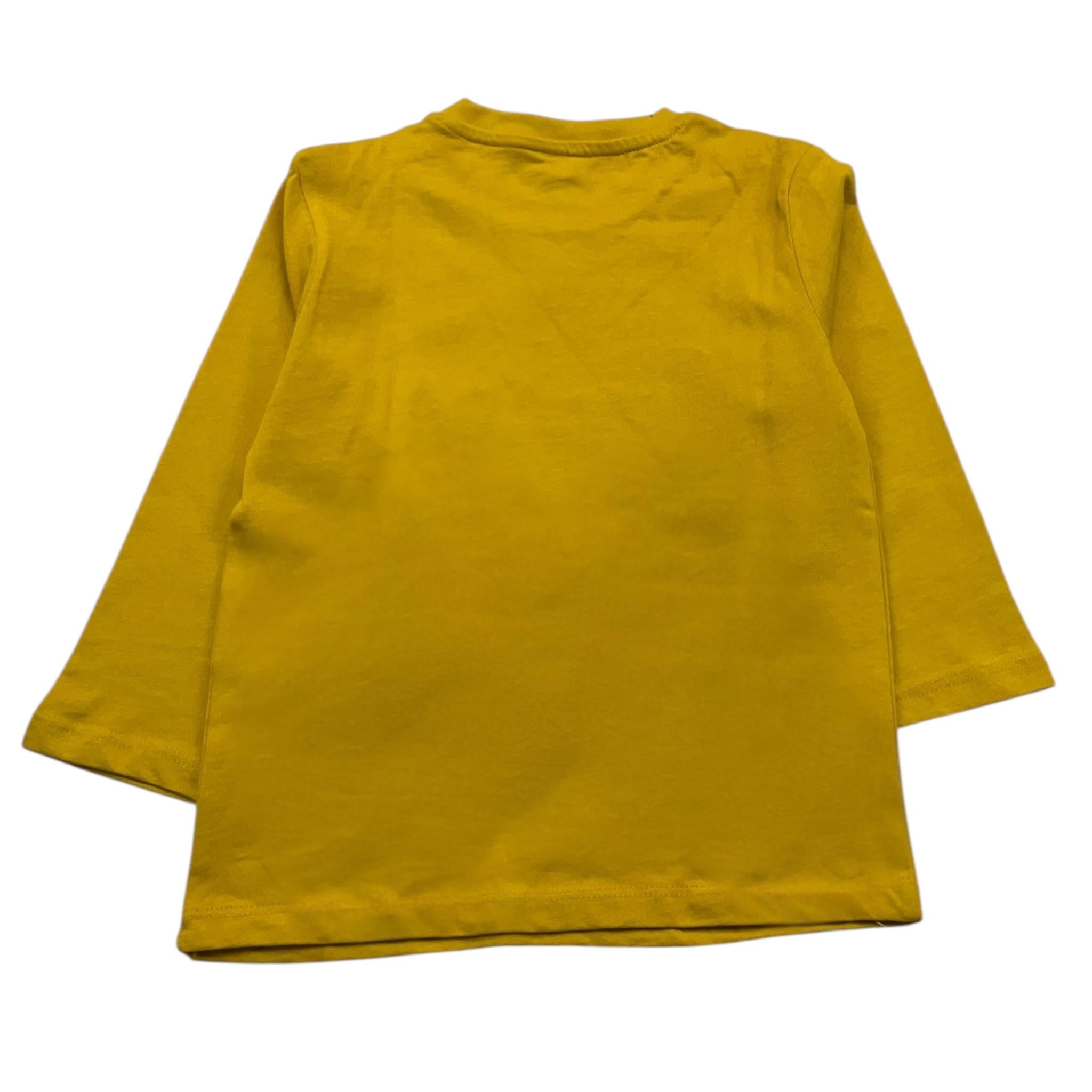 LOSAN shirt girocollo tinta unita con stampa in contrasto Giallo per Neonato 51033101016012N GIALLO LOSAN 