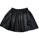 John Richmond Gonna Tinta Unita In Ecopelle per Bambina RGP26067GO NERO JOHN RICHMOND 