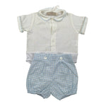 La Stupenderia Completo 2 Pezzi Camicia Body-Coulotte per Neonato TBCT53 PANNA LA STUPENDERIA 