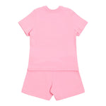 Dsquared2 Completo 2 Pezzi T-Shirt-Short tinta unita Rosa per Neonata DQ2877 ROSA DSQUARED2 