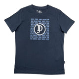 Dan John T-Shirt Rundhalsausschnitt Einfarbig mit Kontrastdrucken Blau Für Jungen