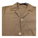 I'M Brian Camicia Mezza Manica Tinta Unita per Bambino CA3283J BEIGE I'M BRIAN 