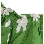 Lu Lu By Miss Grant Top Mezza Manica tinta unita con Ricami Verde per Bambina LL2840 VERDE LU LU BY MISS GRANT 