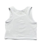 Mousse Canotta Tinta Unita con Stampa per Neonata UNILEOOO BIANCO MOUSSE 