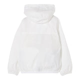 K-Way Giubbino Tinta Unita con Cappuccio per Bambina K61336WXXXX BIANCO K-WAY 