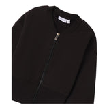 SARABANDA felpa con zip tinta unita Nero per Bambina A665 NERO SARABANDA 