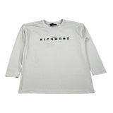 John Richmond Shirt Girocollo Tinta Unita con Stampa per Bambino RBP26021TS GRIGIO JOHN RICHMOND 