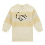 GUESS abito girocollo tinta unita con fantasia Panna per Bambina K4BK03Z2V70X PANNA GUESS 