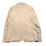 Daniele Alessandrini Beige Einreihige Einfarbige Jacke Für Jungen