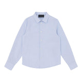 Emporio Armani Camicia Tinta Unita Manica Lunga per Bambino EB000062 AZZURRO EMPORIO ARMANI 