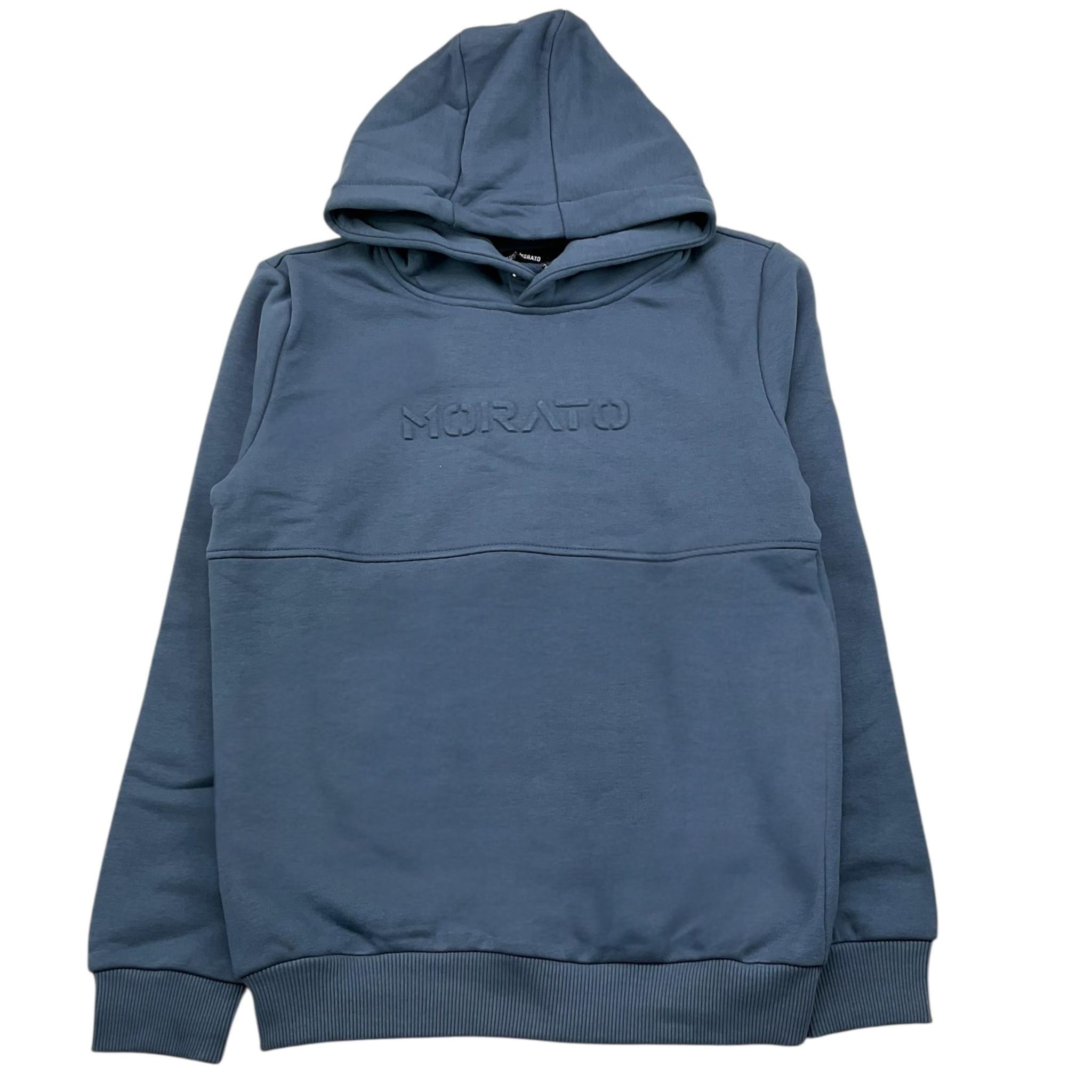 ANTONY MORATO felpa chiusa con cappuccio tinta unita Blu per Bambino MKFL00485 BLU ANTONY MORATO 