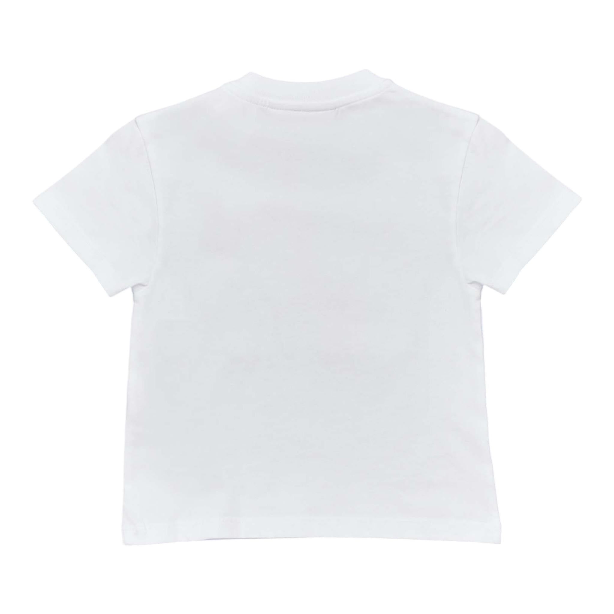Saint Barth T-Shirt Tinta Unita Girocollo con Stampa per Bambina ELLY00011 BIANCO SAINT BARTH 
