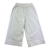 Die Eule Schlichte Hose Modell Palazz mit elastischem Bund Weiß für Mädchen