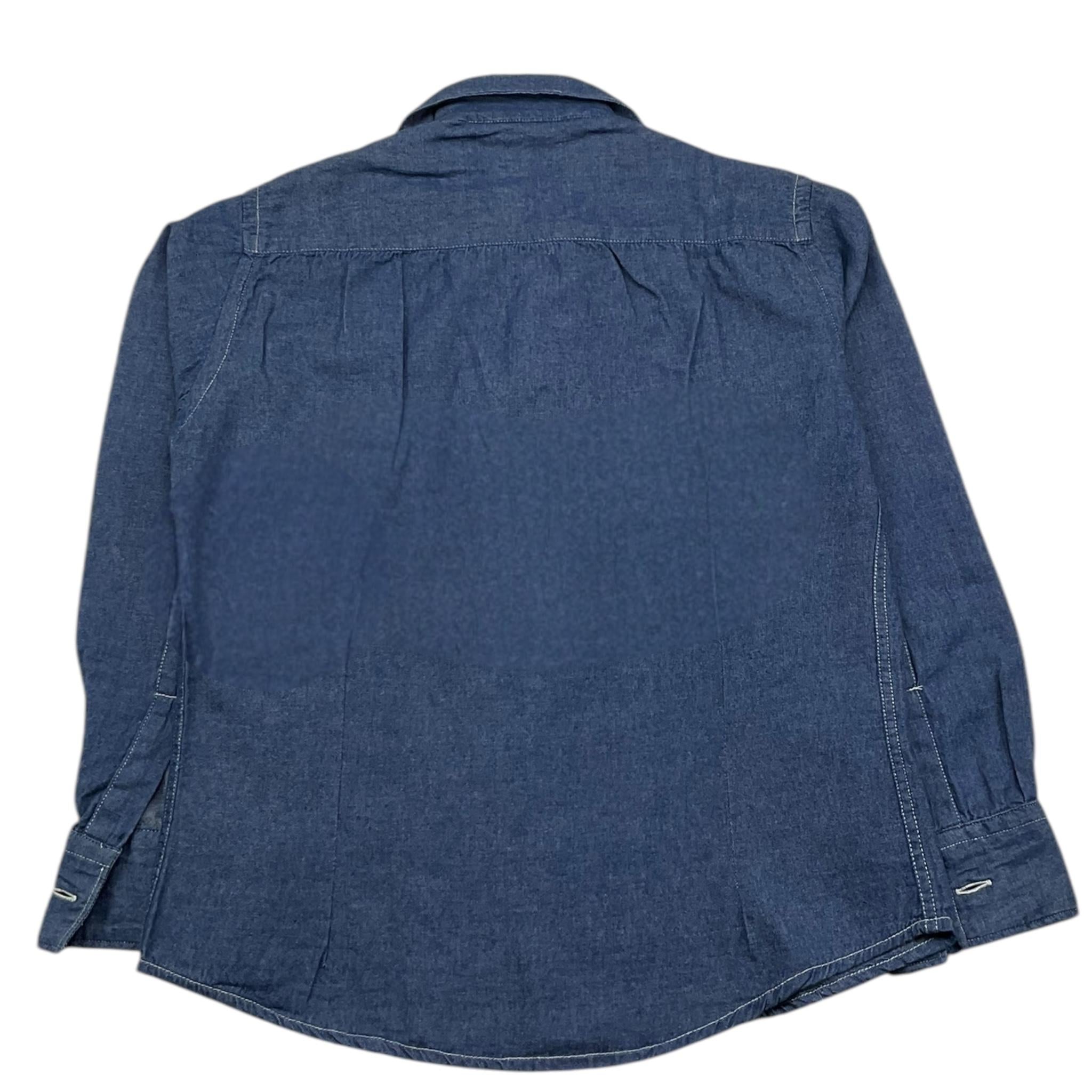 NUPKEET camicia manica lunga tinta unita Blu per Bambino 34NK539 BLU NUPKEET 