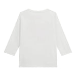 Guess Shirt Girocollo Tinta Unita con Logo per Neonata A5RI01K6YW4 BIANCO GUESS 