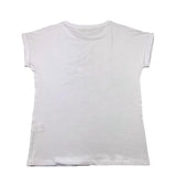 Yours Girl T-Shirt Rundhals Einfarbig mit Print Weiß Für Mädchen