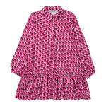 LIU JO abito manica lunga stampa fantasia Fuxia per Bambina GF3027 FUXIA LIU JO 