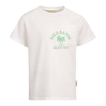 Dou Dou T-Shirt Girocollo Tinta Unita con Stampa per Bambino DW8P21X BIANCO DOU DOU 
