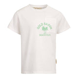Dou Dou T-Shirt Girocollo Tinta Unita con Stampa per Bambino DW8P21X BIANCO DOU DOU 