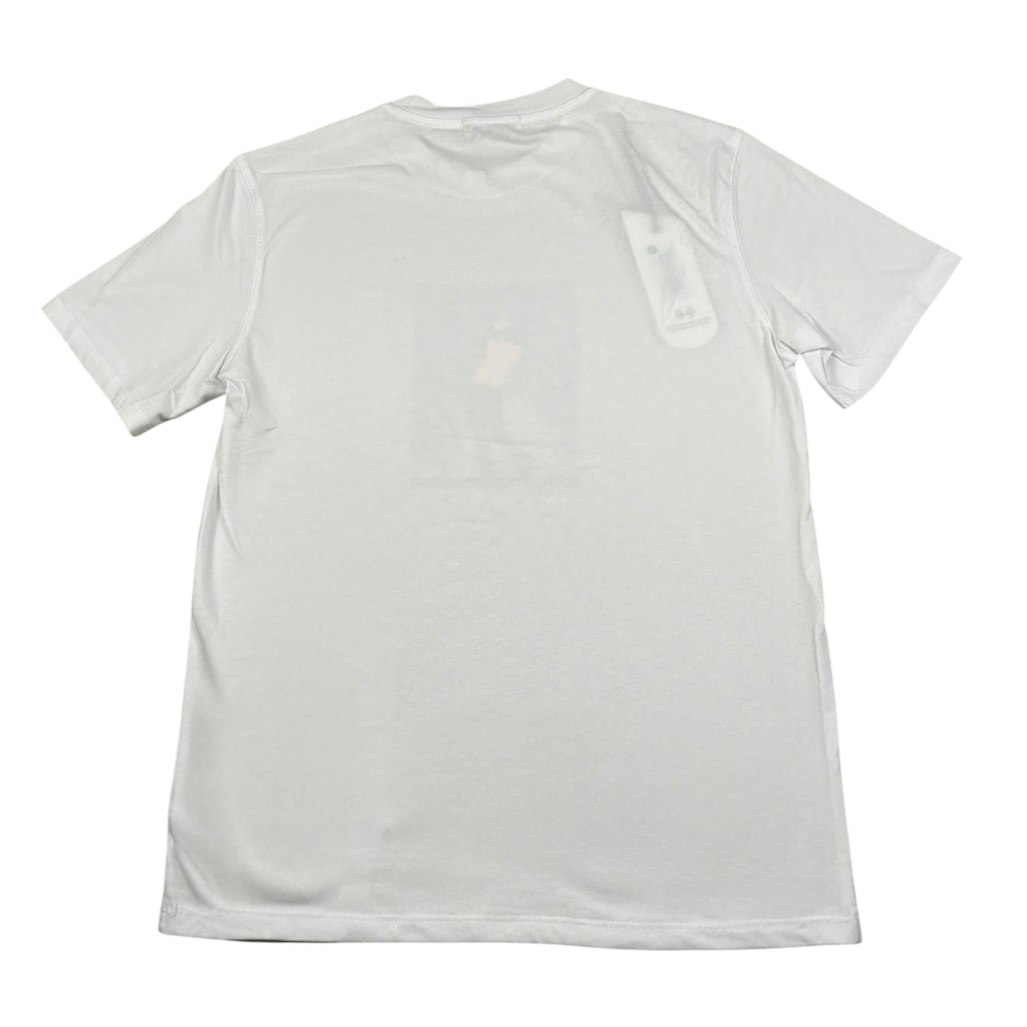 Jeckerson T-Shirt Girocollo Tinta Unita con Stampa per Bambino J3854 BIANCO JECKERSON 