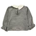 LE BEBE' maglia tinta unita cn colletto in contrasto Grigio per Neonata LBG6144 GRIGIO LE BEBE' 