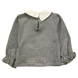 LE BEBE' maglia tinta unita cn colletto in contrasto Grigio per Neonata LBG6144 GRIGIO LE BEBE' 
