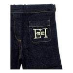 ELISABETTA FRANCHI jeans tinta unita modello zampa Blu per Bambina EGPA070 BLU ELISABETTA FRANCHI 