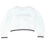 Monnalisa Felpa Chiusa Girocollo Tinta Unita con Stampa per Bambina 499609 BIANCO MONNALISA 