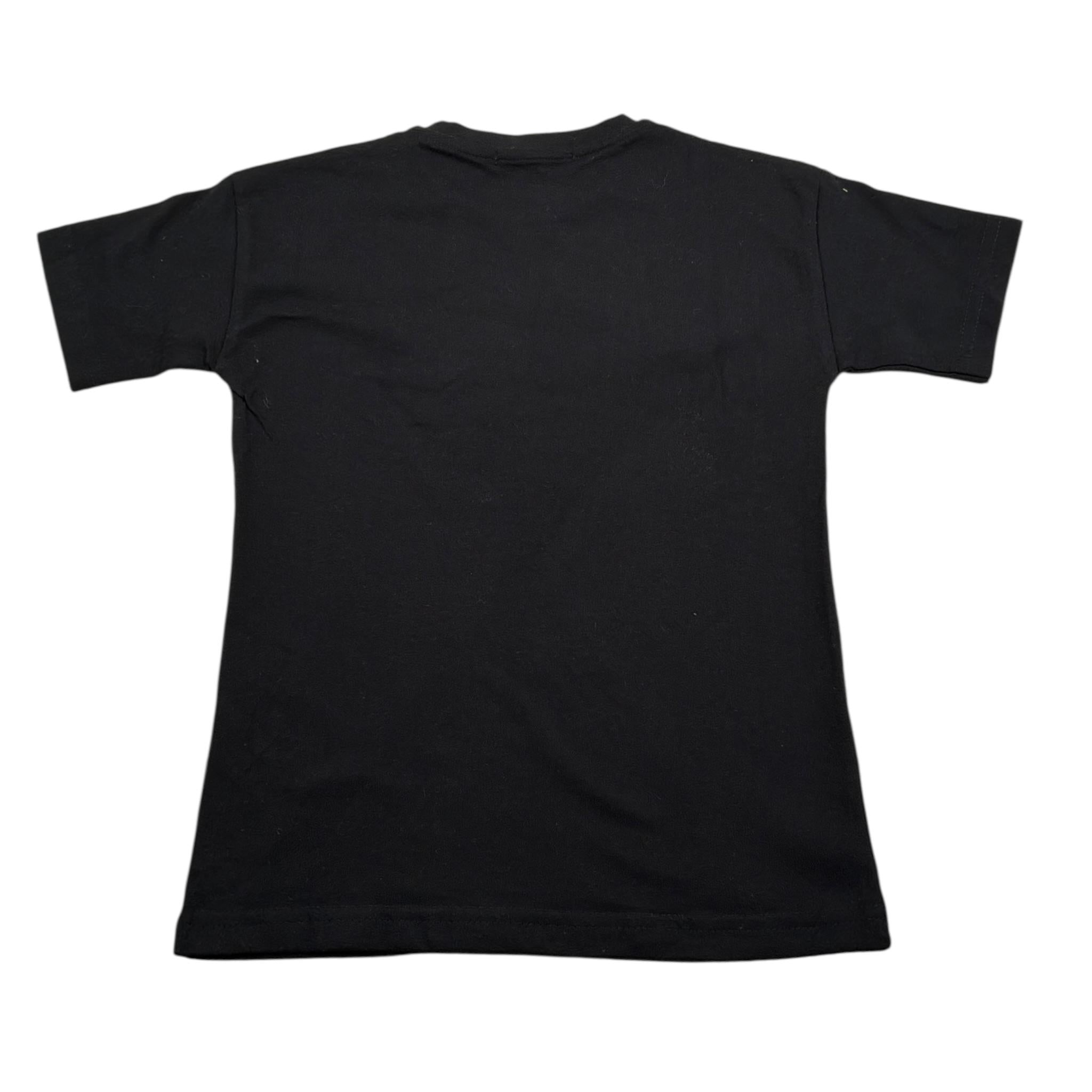 Hinnominate T-Shirt Girocollo tinta unita con Stampa Logo Nero per Bambino 3632M0018 NERO HINNOMINATE 