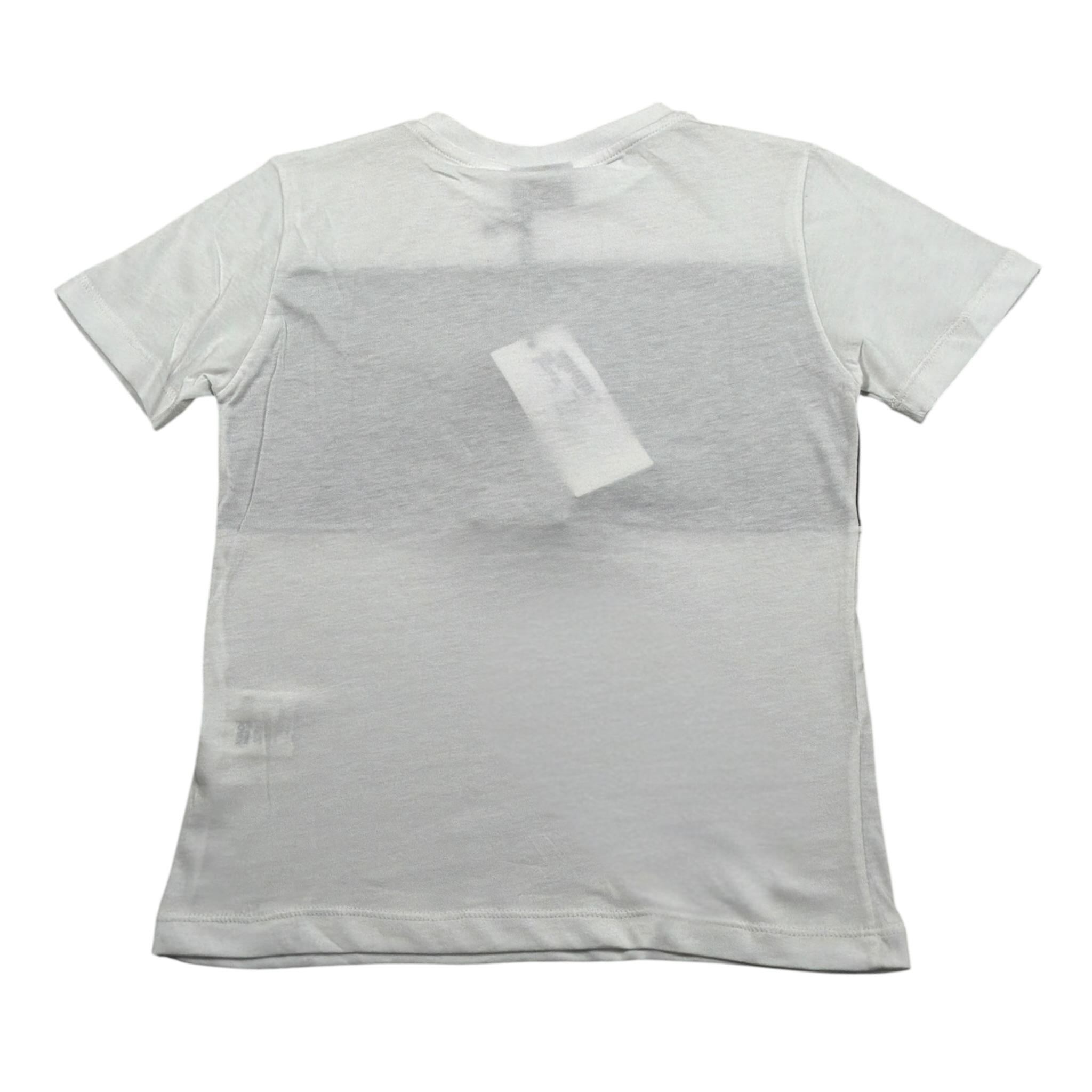 Comme Des Fuckdown T-Shirt Girocollo tinta unita con Stampa Bianco per Bambino TSCD2115J BIANCO COMME DES FUCKDOWN 