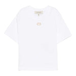 Twinset T-Shirt Girocollo Tinta Unita per Bambina 251GJ2481X BIANCO TWINSET 