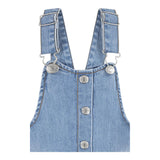 Levi'S Salopette Tinta Unita con Tasconi per Neonata 1EM257X AZZURRO LEVI'S 