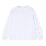 DOU DOU shirt tinta unita con collo elasticizzato Bianco per Bambina DT8A10X BIANCO DOU DOU 